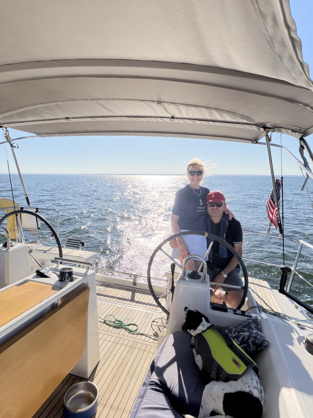 Crew underway on the Chesapeake